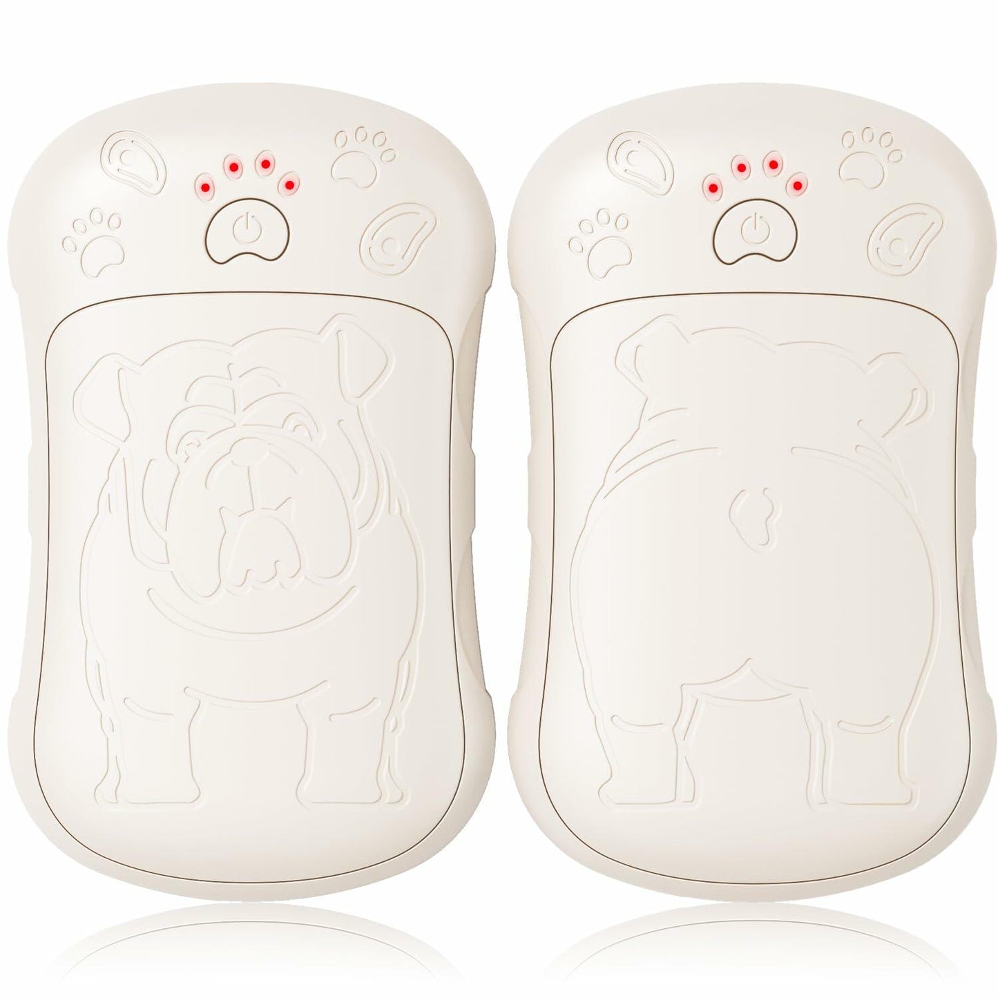 OLV Rechargeable Hand Warmers 2 Pack 6000mAh Magnetic Beige Portable