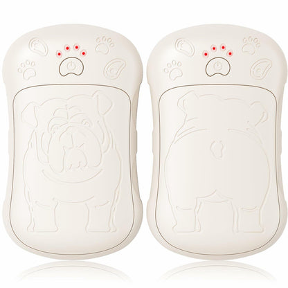 OLV Rechargeable Hand Warmers 2 Pack 6000mAh Magnetic Beige Portable