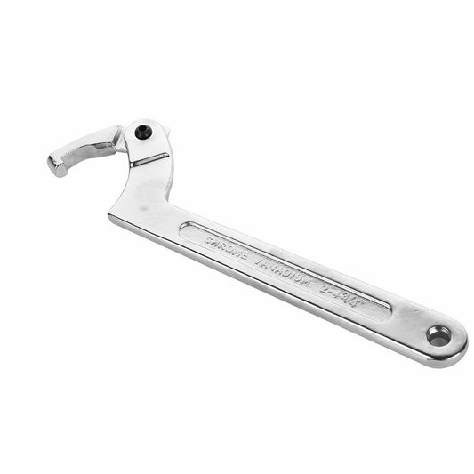 Eowpower Chrome Vanadium Adjustable Hook Wrench C Spanner 115-170mm