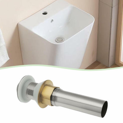 [Like New] SG Store Stainless Steel Sink Drain Plug 18x3cm for Non-Overflow Basin Kitchen