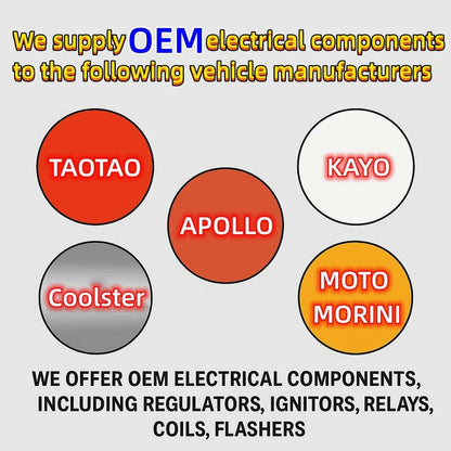 ChenXL 2 Pack OEM Half Wave Voltage Regulator Rectifier 4 Pin Tao Tao ATA-110