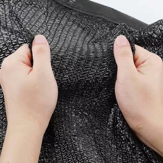 JUNKOGO 40% Shade Cloth Garden 10x20Ft Black UV Resistant Mesh Tarp