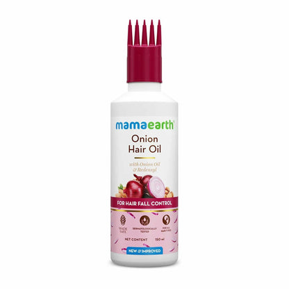 Mamaearth Onion Hair Oil Anti Hair Loss with Redensyl 150ml