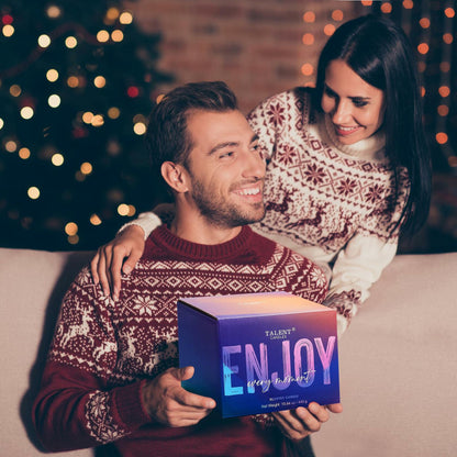 TALENT CANDLES Enjoy Scented Soy Jar Candle 3 Wicks Large Dark Cherry Merlot