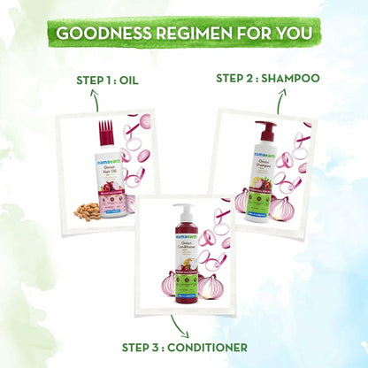 Mamaearth Onion Hair Oil Anti Hair Loss with Redensyl 150ml
