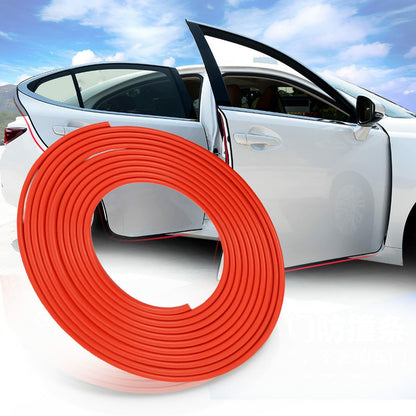 Car Door Protector Edge Guards 16FT Universal Rubber Seal U Shape Trim Red