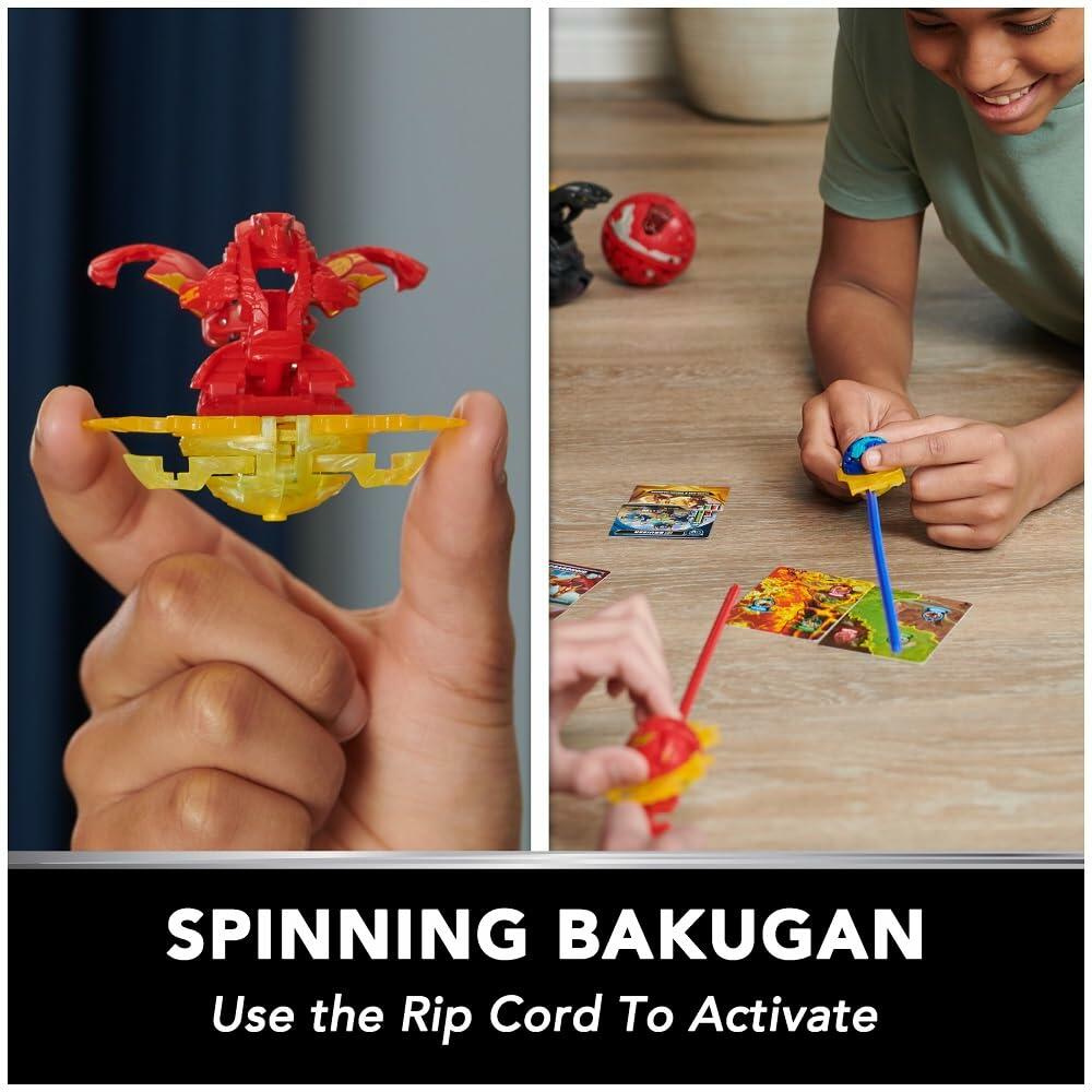 Bakugan Special Attack Dragonoid Spinning Collectible Action Figure & Cards
