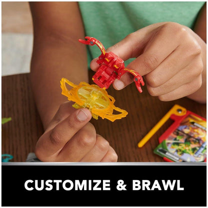 Bakugan Special Attack Dragonoid Spinning Collectible Action Figure & Cards