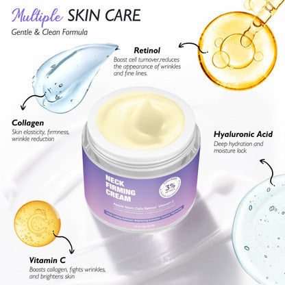 BLAUSE Neck Firming Cream Retinol Collagen Hyaluronic Acid 1.7 Fl Oz