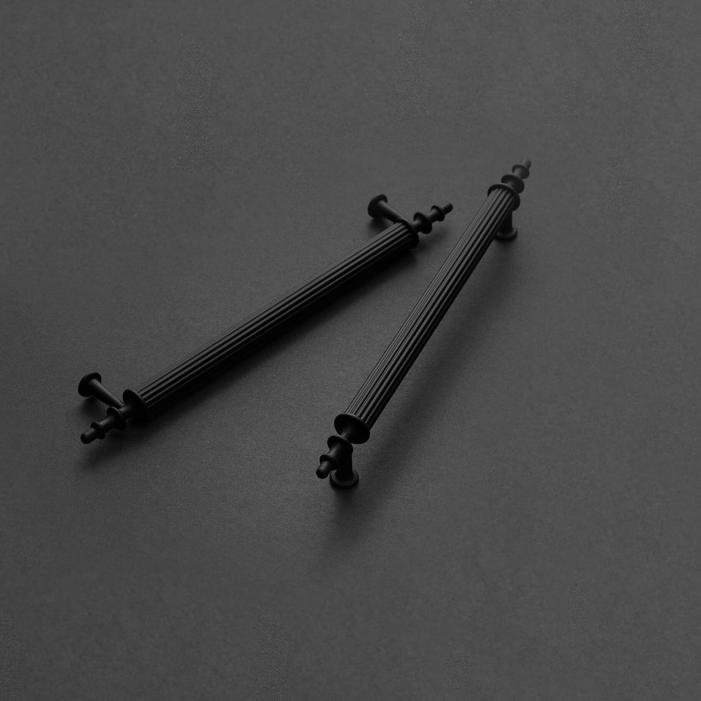 NOKESS 30 Pack 7.9" Matte Black Cabinet Pulls 5" Hole Center Kitchen