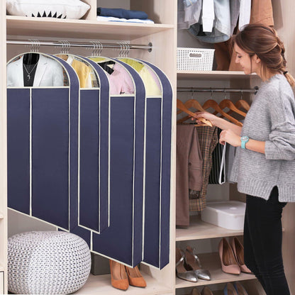 DYYHSDPU Garment Bags 3 Pack Suit Storage Hanging Clothes Black 50x24 Inch