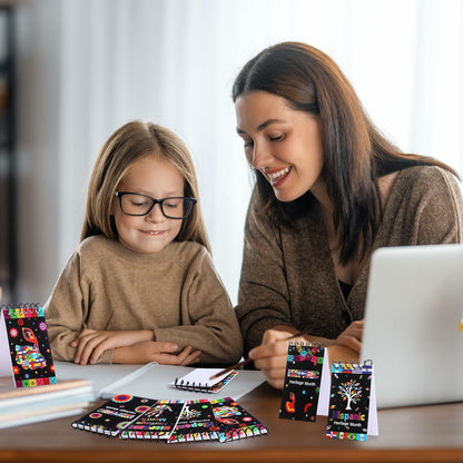 Containlol 48PCS Hispanic Heritage Month Mini Notepads Party Favors 8 Patterns