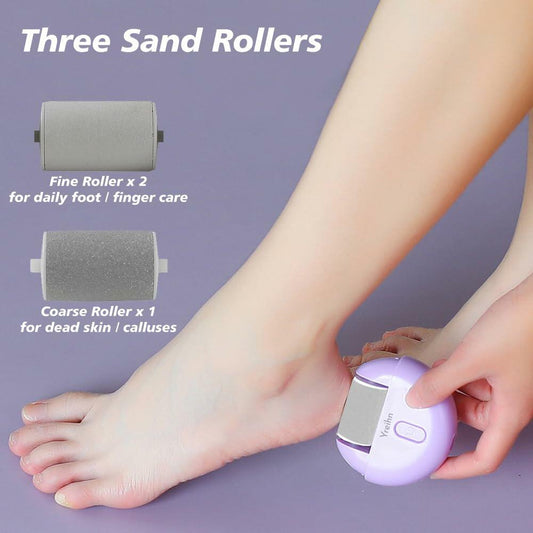 Yreihn Electric Callus Remover for Feet Purple 1 Count ABS Material