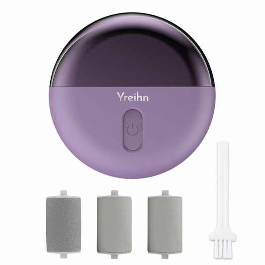 Yreihn Electric Callus Remover for Feet Purple 1 Count ABS Material