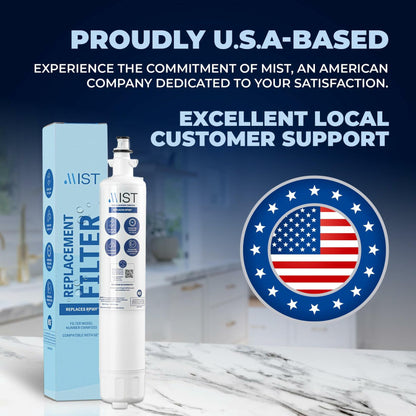 Mist RPWF 2-Pack Refrigerator Water Filter Compatible with GE RPWF RWF1063