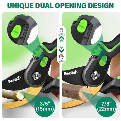 Banshu Bypass Pruning Shears Rust Resistant Bearing Steel Blade Heavy Duty