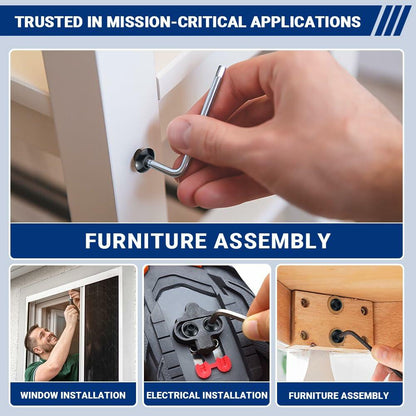 1/4-20 x 1-1/4" Stainless Button Socket Cap Screws 25pcs w/ Hex Wrench