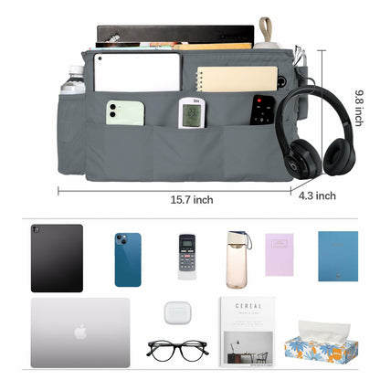 WOMACO Bunk Loft Bed Side Caddy 12 Compartments Lake Green Medium