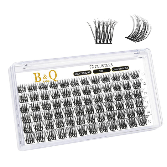 DollDoki B&Q Lash Clusters B11 D Curl 10-16mm 72 Clusters Lashes
