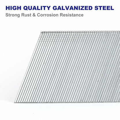 HW HAMWOO 16 Gauge Angled Finish Nails 20° Galvanized Assorted 900 Pack