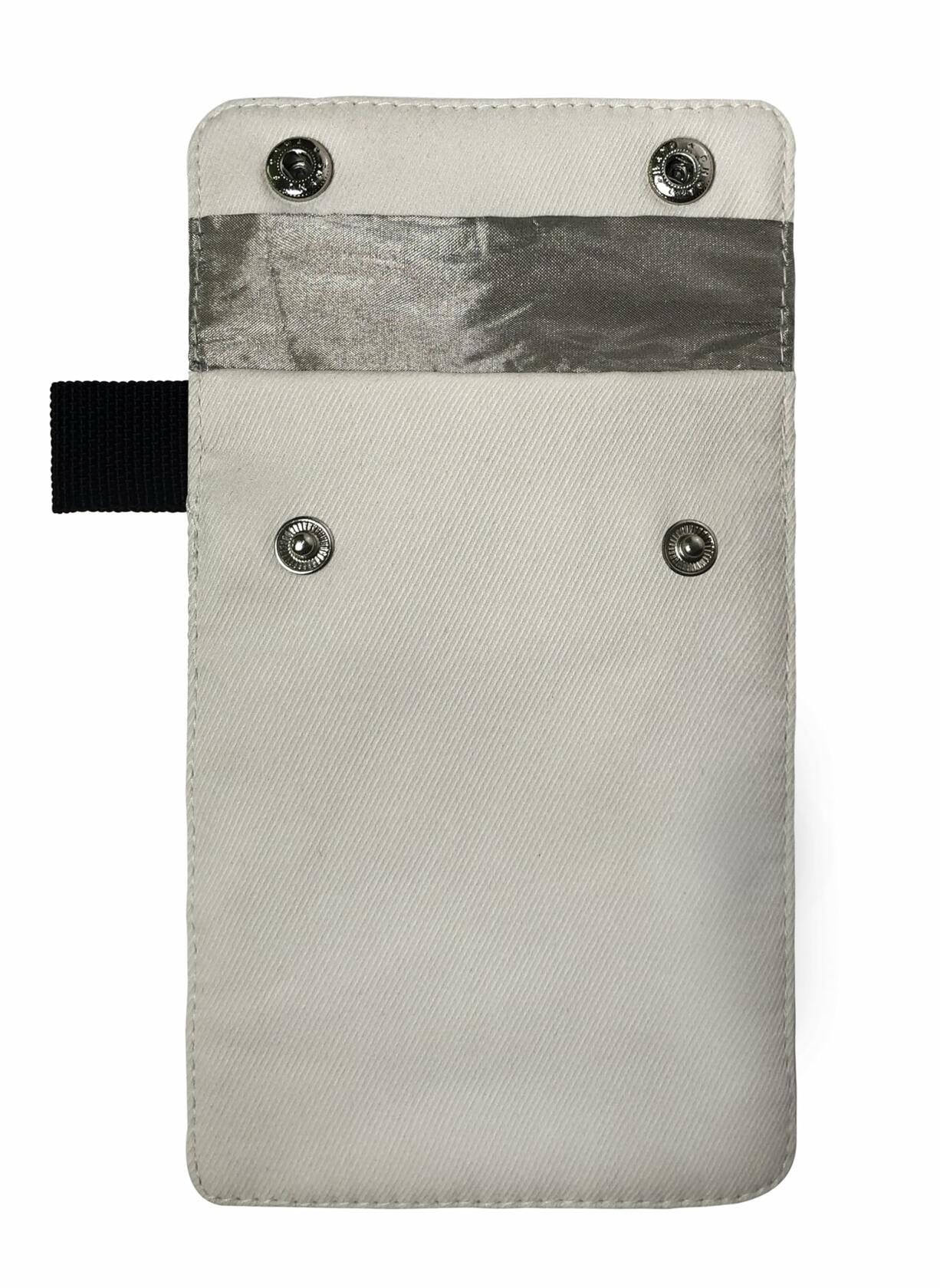 Faraday Bag for Key Fob RFID Signal Blocking Car Key Protector White