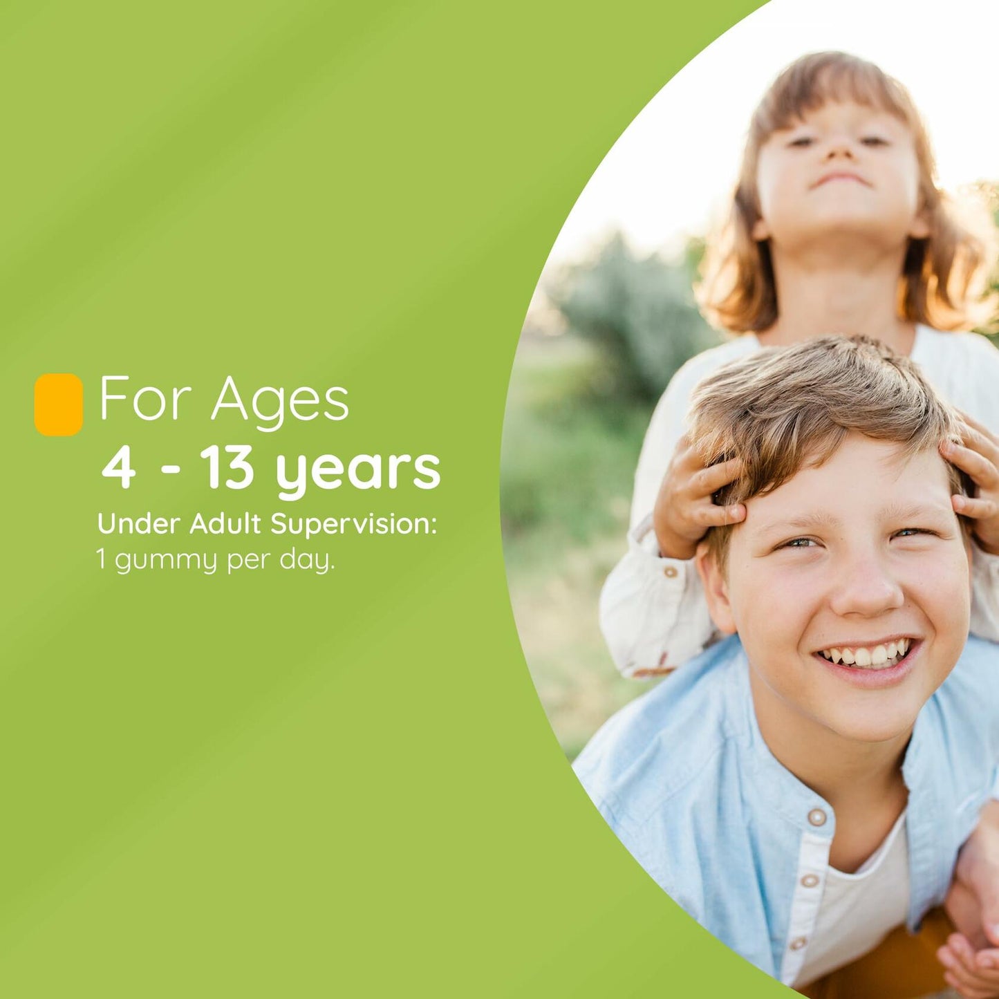 FREEYU Kids Immunity Multivitamin Gummies B12 Zinc Vitamin C 60ct