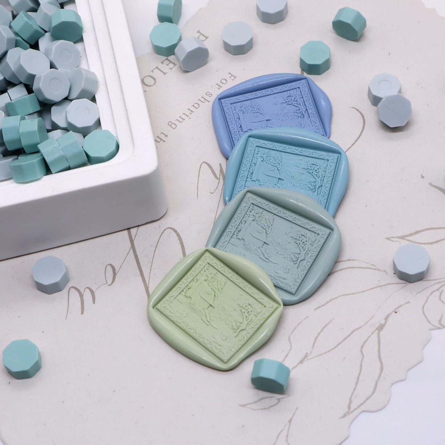 maotouying Wax Seal Stamp Laser Engraved for Envelopes Invitations Gift