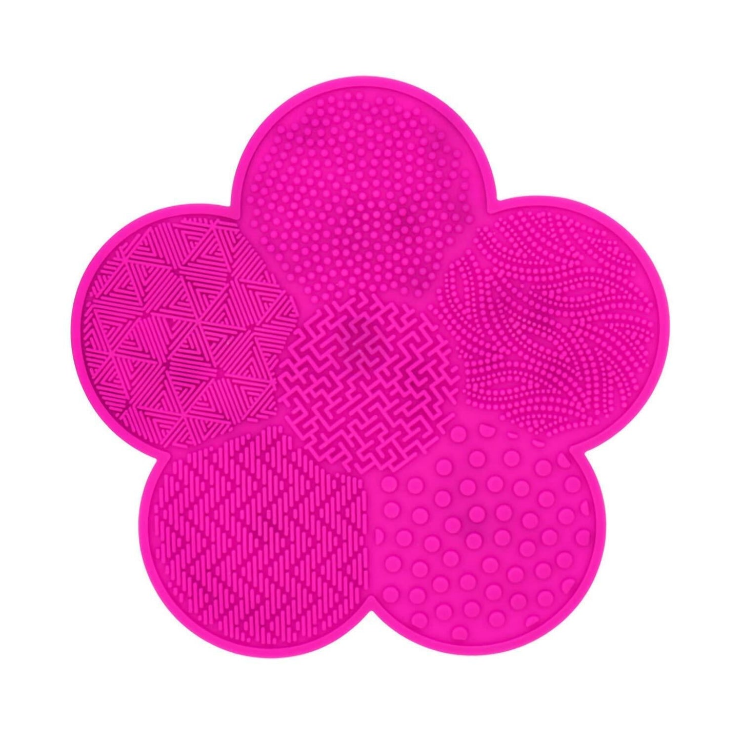 OUYFBO Makeup Brush Cleaning Pad 2 Pack Silicone Cleaner Mat w Suction