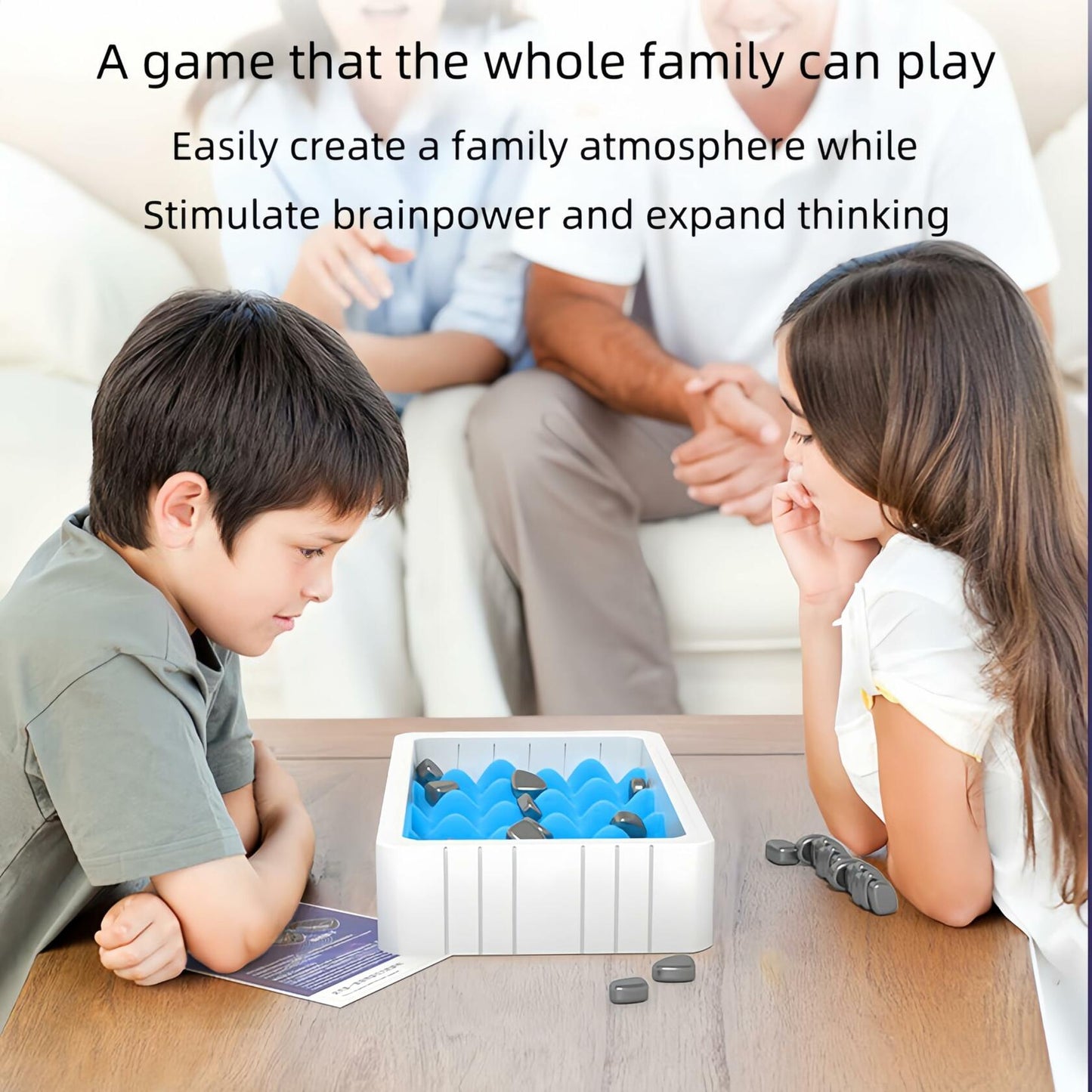 warsrnd Portable Magnetic Chess Game Strategy Board Game Family Fun Set