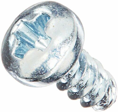 Small Parts Steel Thread Rolling Screw #2-28 3/16" Zinc Plated 100 Pack