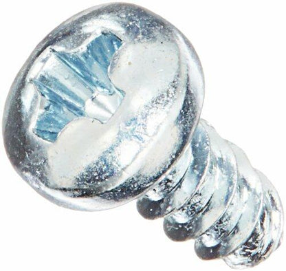 Small Parts Steel Thread Rolling Screw #2-28 3/16" Zinc Plated 100 Pack