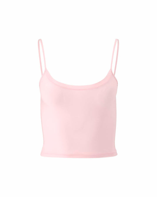 florence by mills Glow Up Glossy Days Cami Tank Top Ballerina Pink Size S