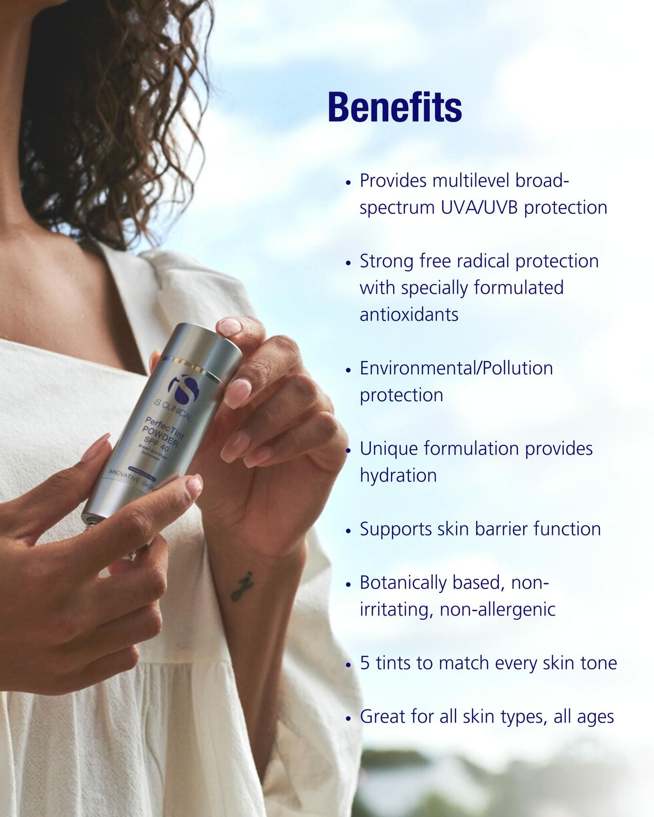 iS CLINICAL PerfecTint Loose Face Powder SPF 40 Tinted 0.12oz