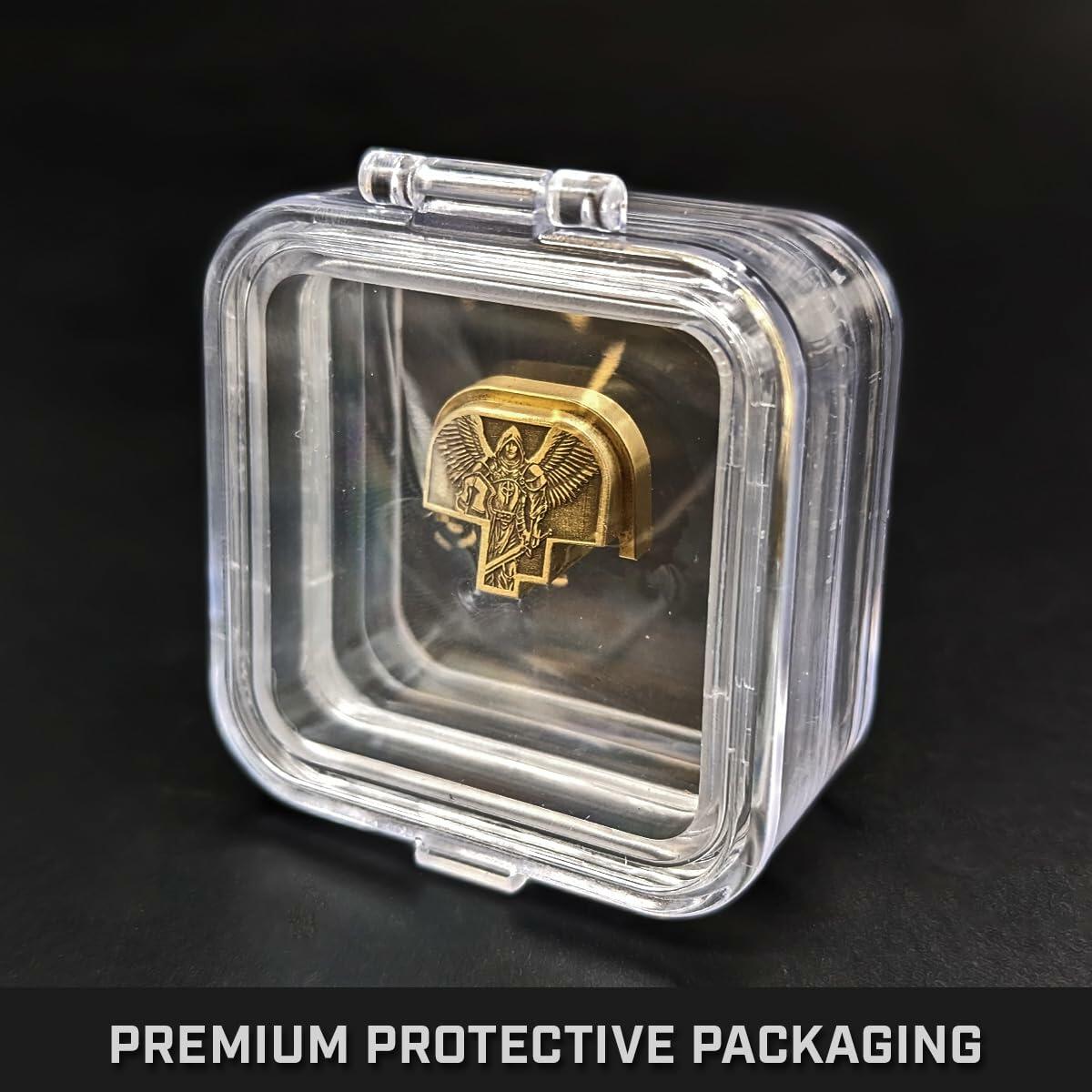 Milspin Slide Back Plate Brass Large US Flag for Smith & Wesson M&P M2.0