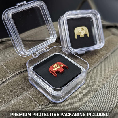 Milspin Slide Back Plate Brass Large US Flag for Smith & Wesson M&P M2.0