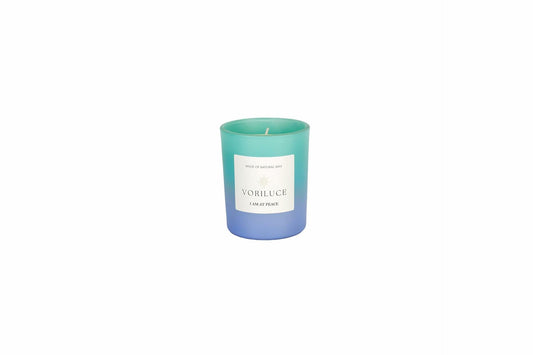 Voriluce Intention Scented Candle I AM at Peace Blue Lily 5.3oz Soy Wax