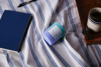 Voriluce Intention Scented Candle I AM at Peace Blue Lily 5.3oz Soy Wax