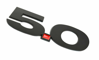 CDD 5.0 Fender Emblems 2pcs 3D Badge Decal for Mustang GT 2011-2020