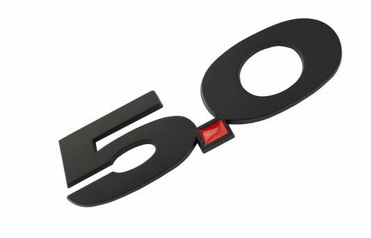 CDD 5.0 Fender Emblems 2pcs 3D Badge Decal for Mustang GT 2011-2020