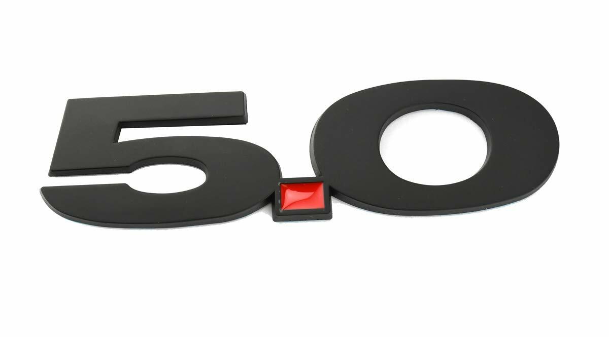 CDD 5.0 Fender Emblems 2pcs 3D Badge Decal for Mustang GT 2011-2020