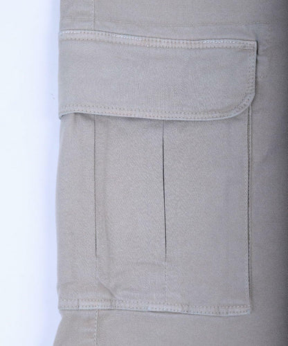 CHARBONNIER Men's Cargo Shorts Performance Series 100% Cotton LT Grey Size 38