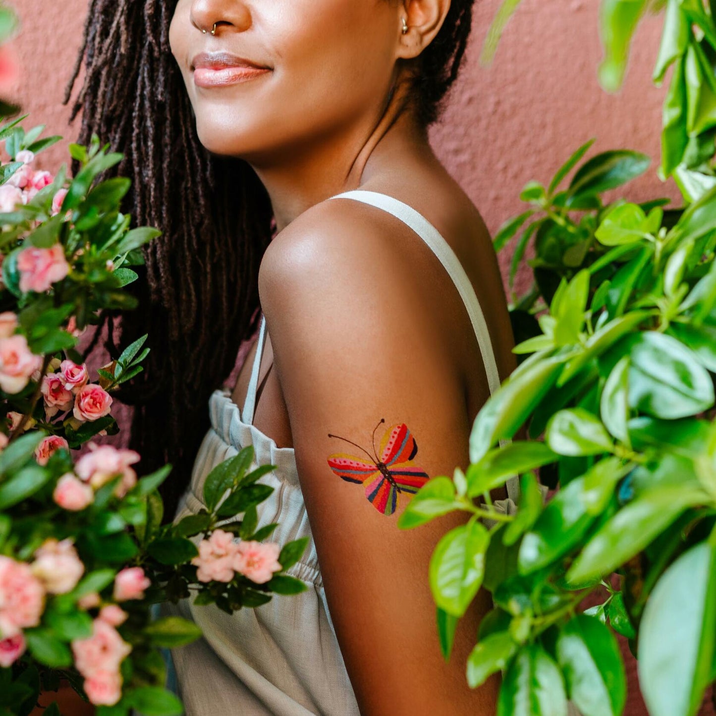 Tattly Metallic Festival Temporary Tattoos 20 Pieces Skin-Safe Vegan Ink