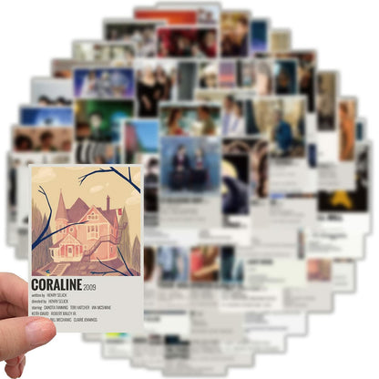 64PCS Poster Movie Vintage Stickers for Laptop and computer, Poster classic