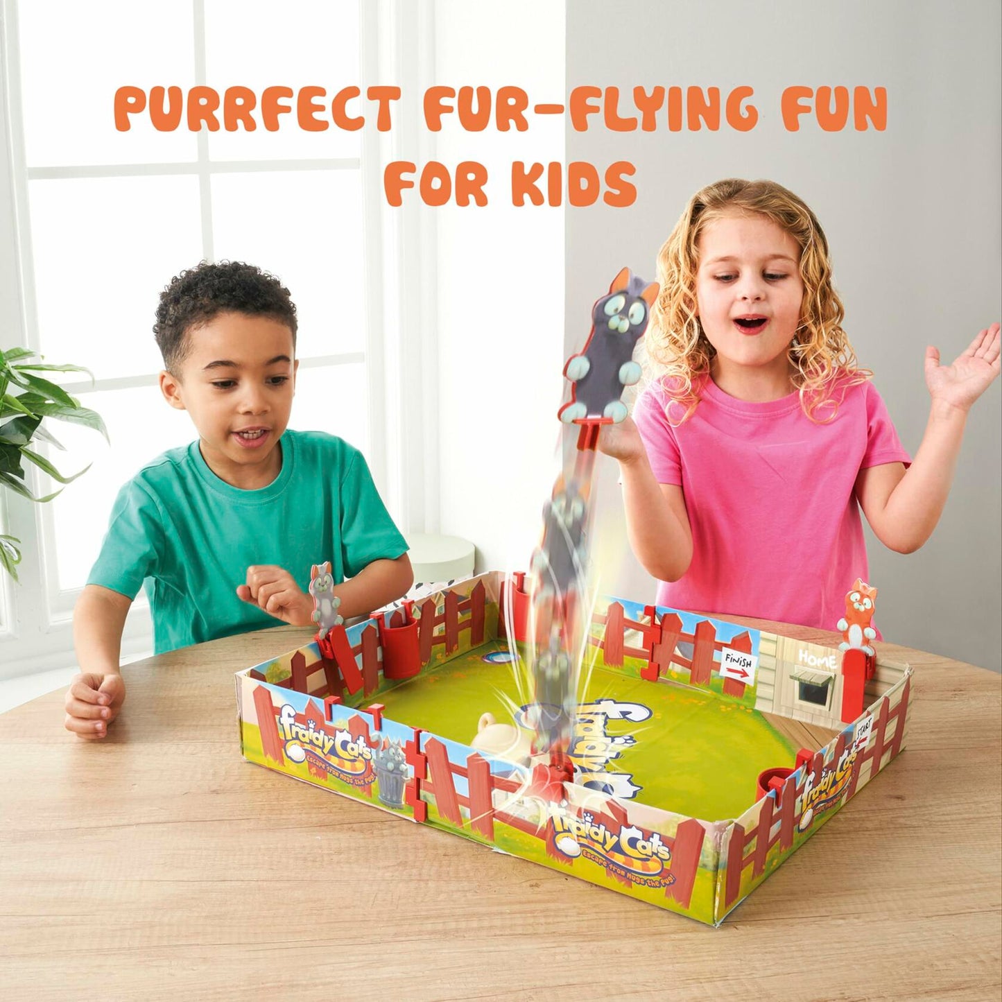 PlayMonster Fraidy Cats Interactive Kids Board Game Ages 5+ 2-4 Players