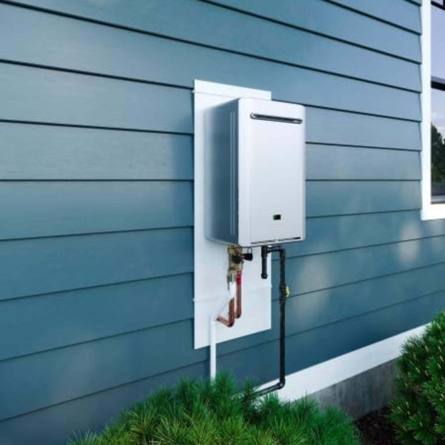 RN 8.5 GPM 180K BTU Outdoor Non-Condensing Residential Liquid Propane Tankless Water Heater (SAK19876)