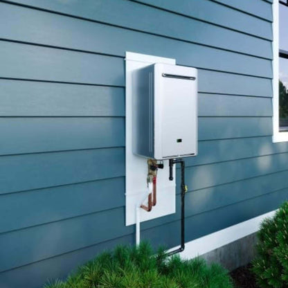 RN 8.5 GPM 180K BTU Outdoor Non-Condensing Residential Liquid Propane Tankless Water Heater (SAK19876)