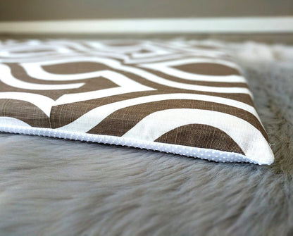 IKEA Bankkamrat, Hemmahos, Stuva Bench Pad Cover  70's Brown Wavy