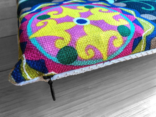 IKEA Bankkamrat, Hemmahos, Stuva Bench Pad Cover  Colorful Paisley Print