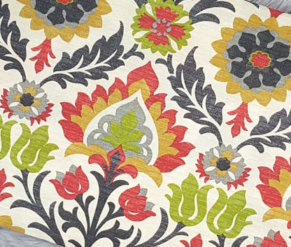 IKEA Bankkamrat, Hemmahos, Stuva Bench Pad Cover Floral Damask IKEA Santa Maria Jewel