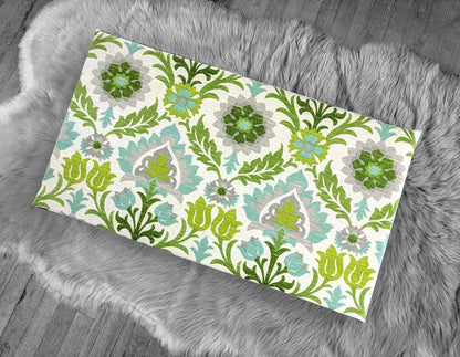 IKEA Bankkamrat, Hemmahos, Stuva Bench Pad Cover, Floral Damask IKEA Santa Maria Mint Julep